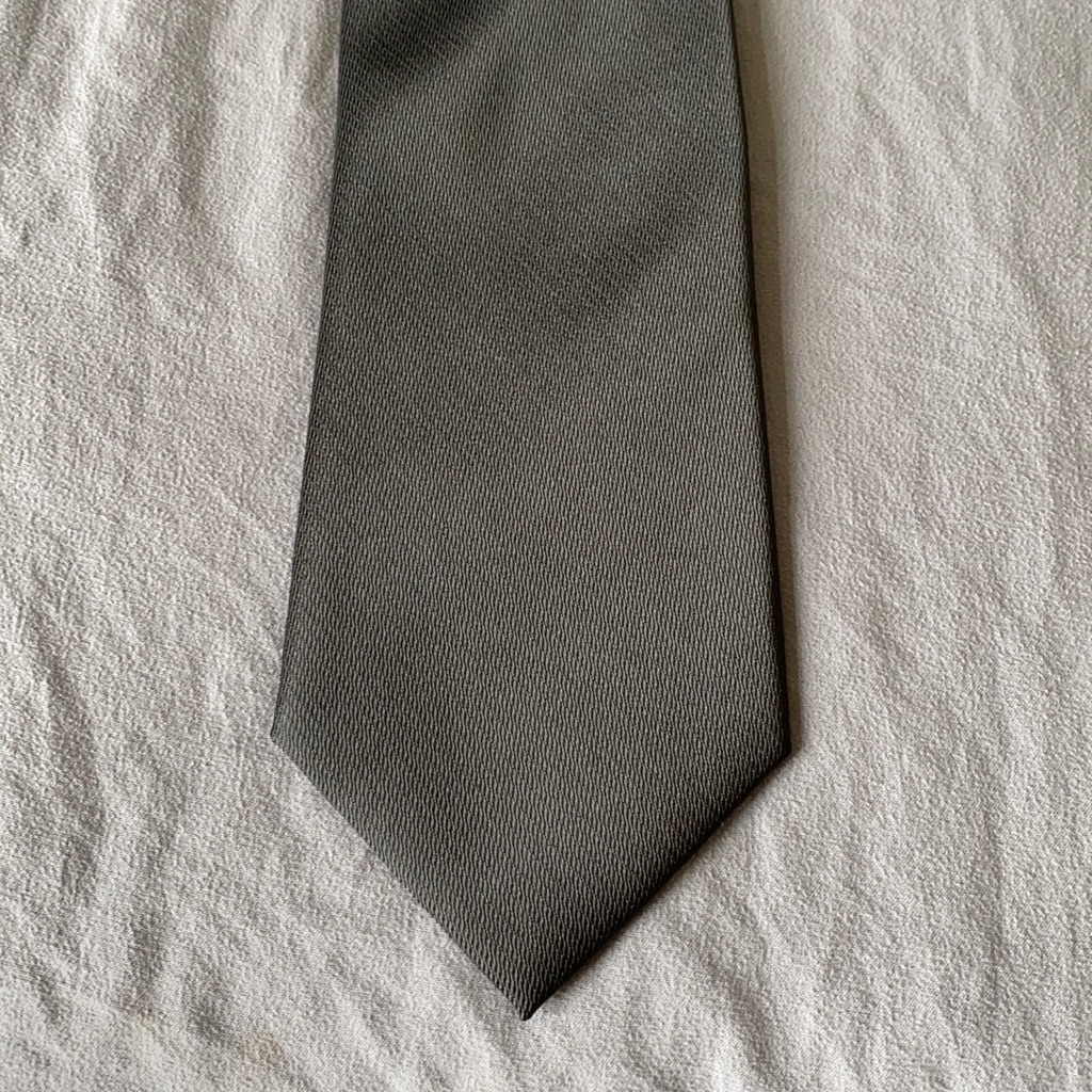 Solid Black George Tie